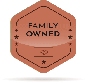 Family owned badge