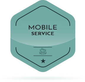 Mobile service badge